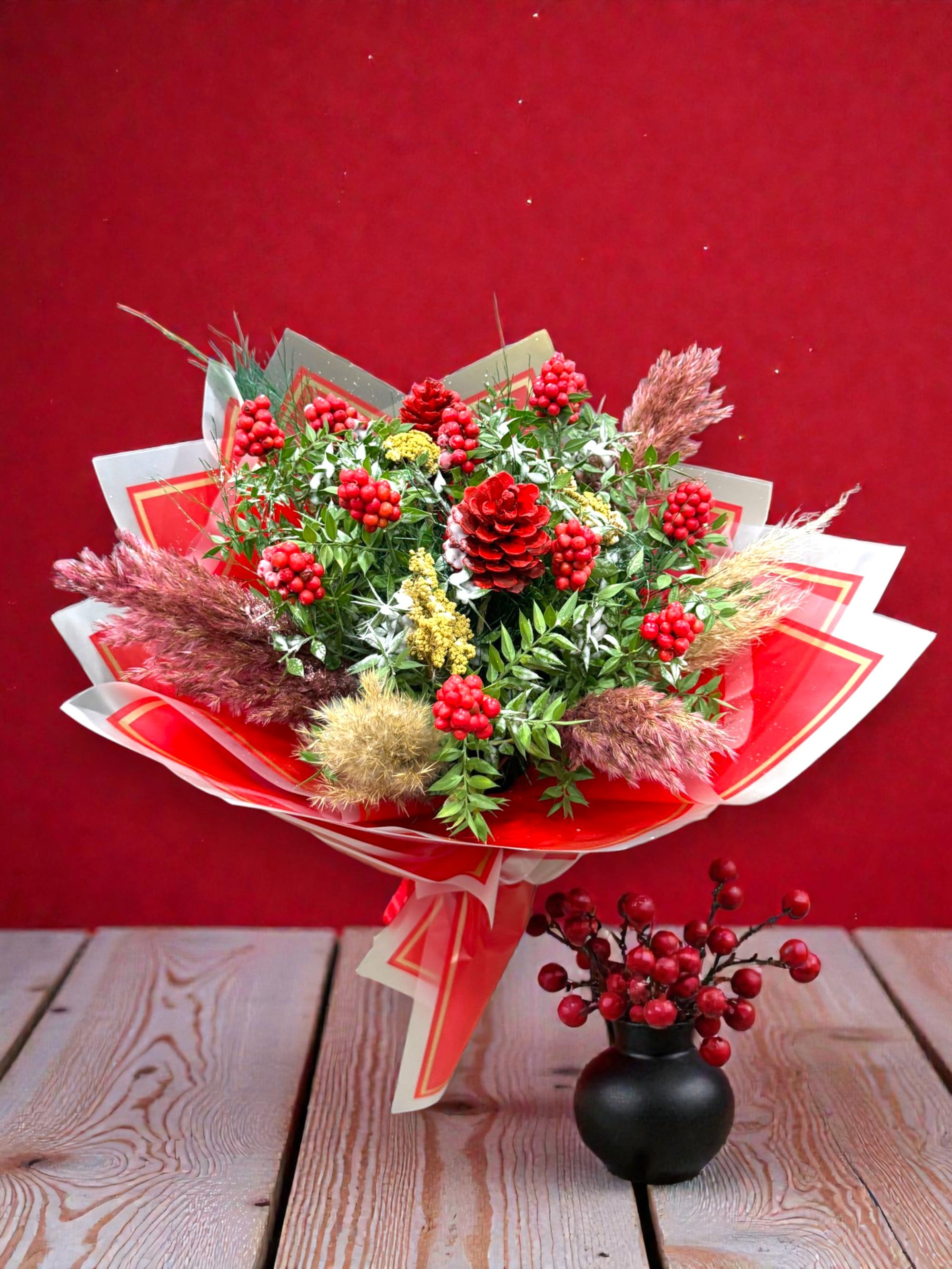 Ylba zel Gsterili Kokina Buketi ve Aksesuarlar